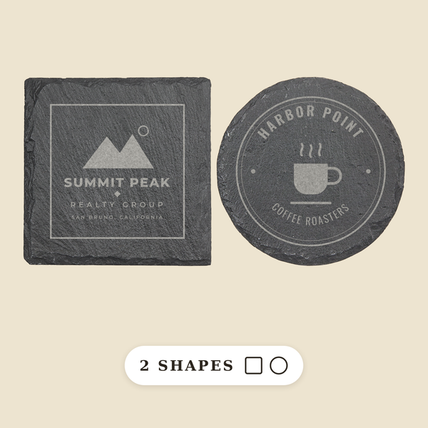 Coasters - custom logo engraved products from BusinessBulk